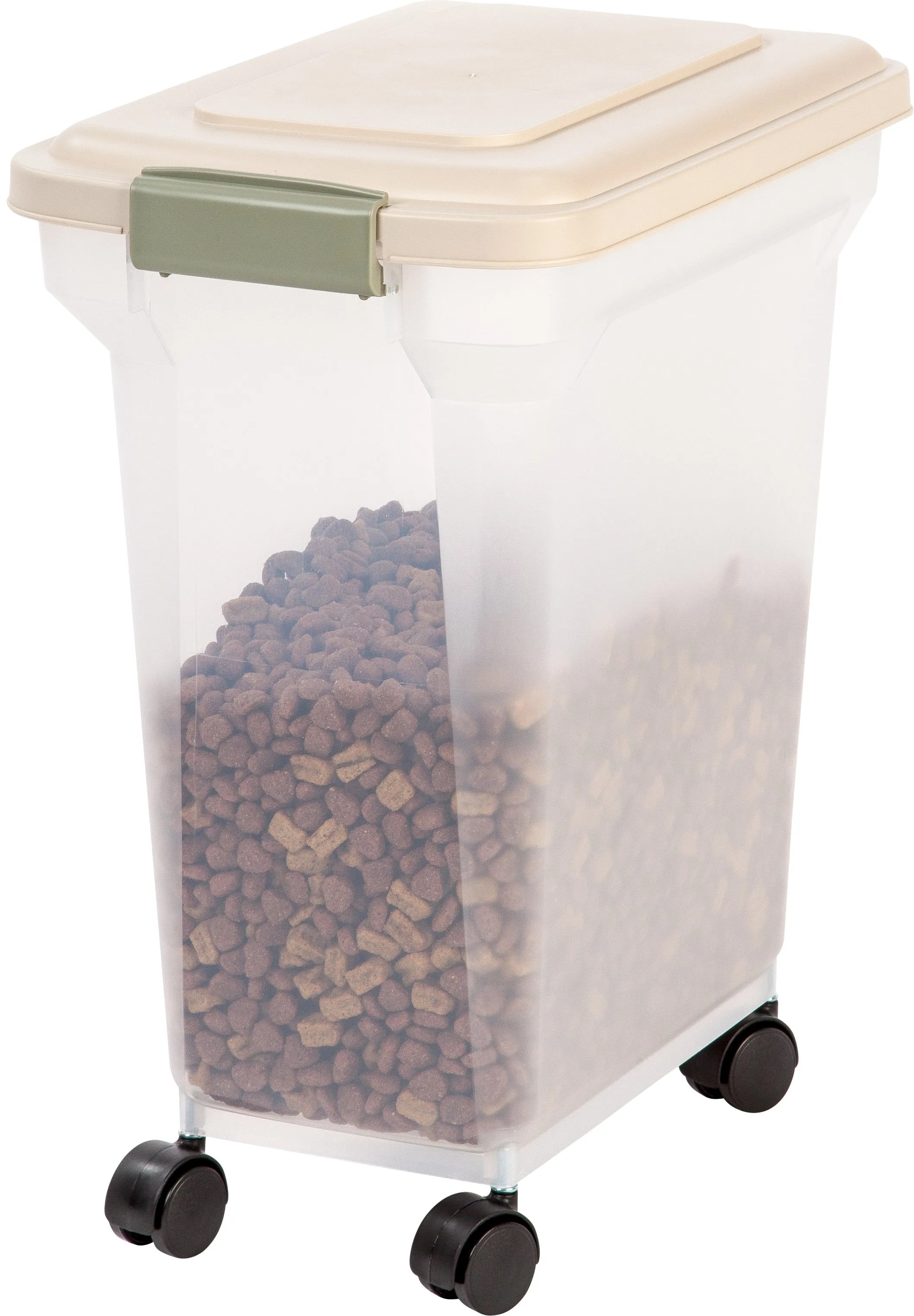 28 Quart WeatherPro® Airtight Pet Food Container, Almond