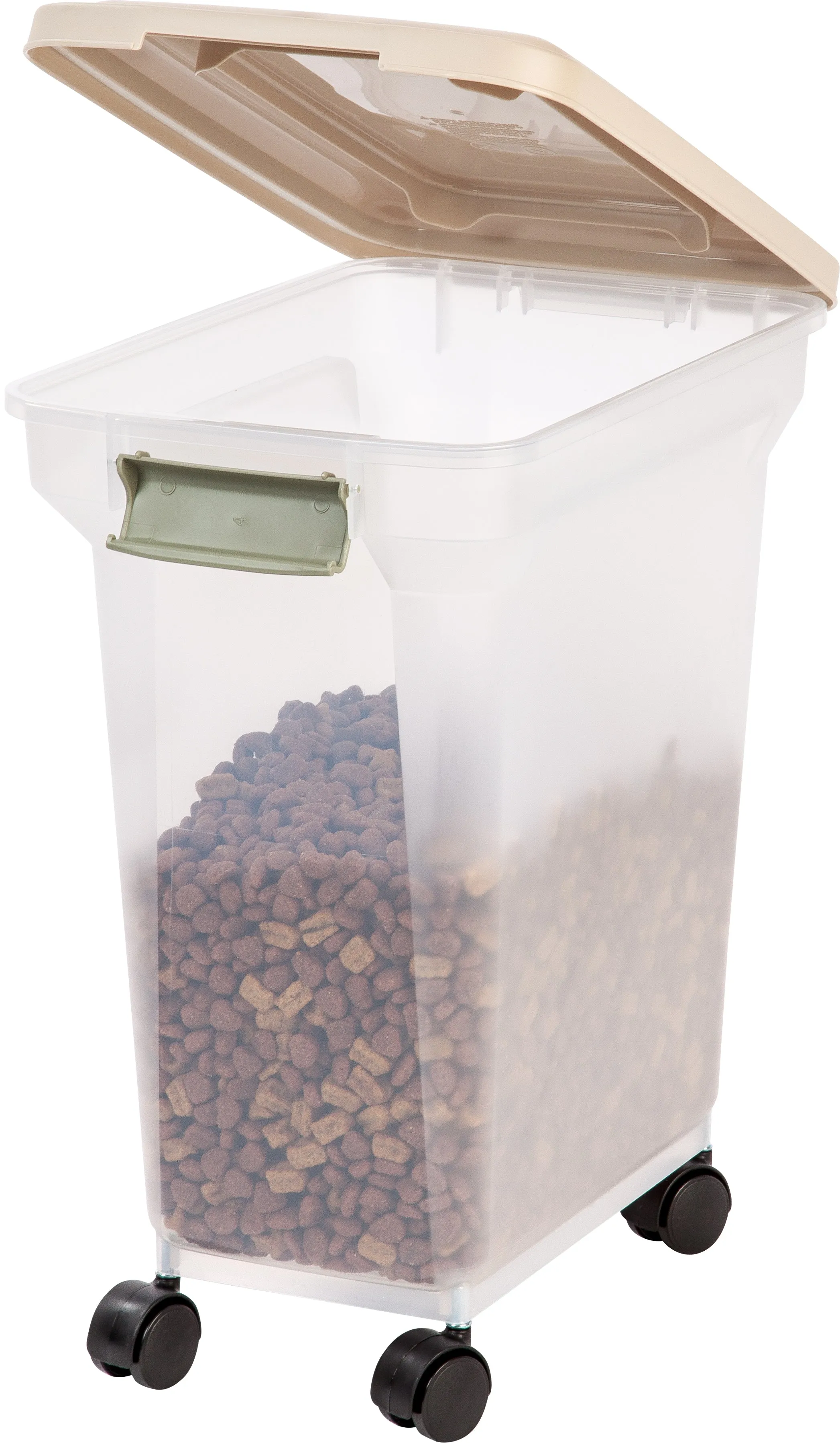 28 Quart WeatherPro® Airtight Pet Food Container, Almond