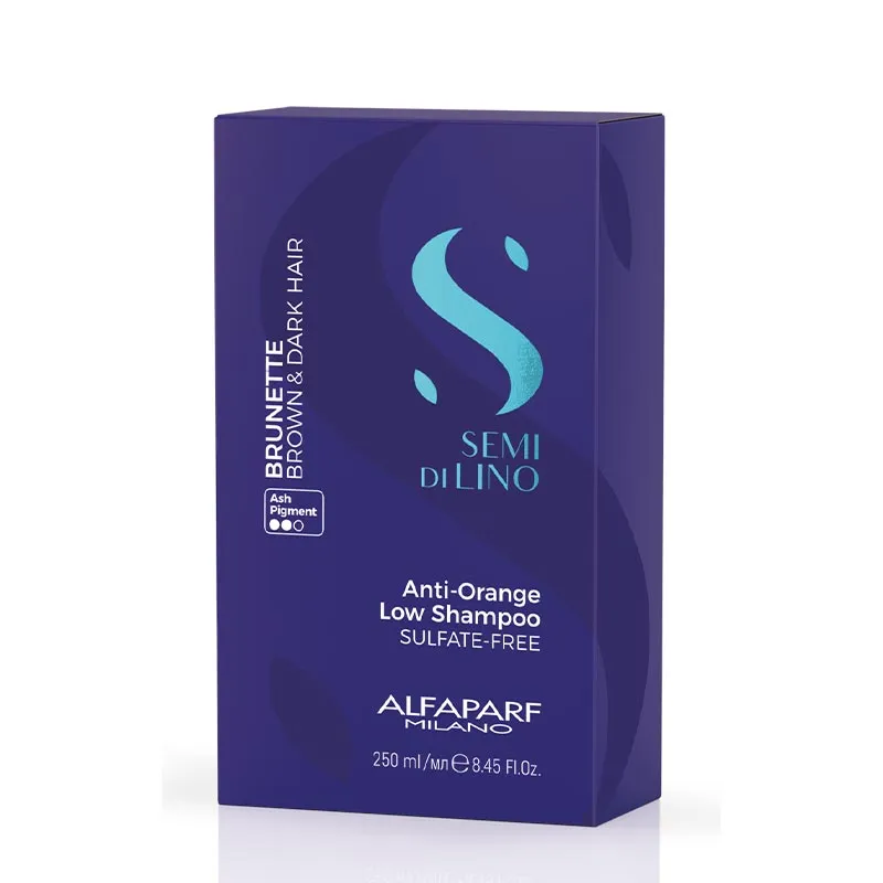 Alfaparf Semi Di Lino Brunette Anti-Orange Low Shampoo