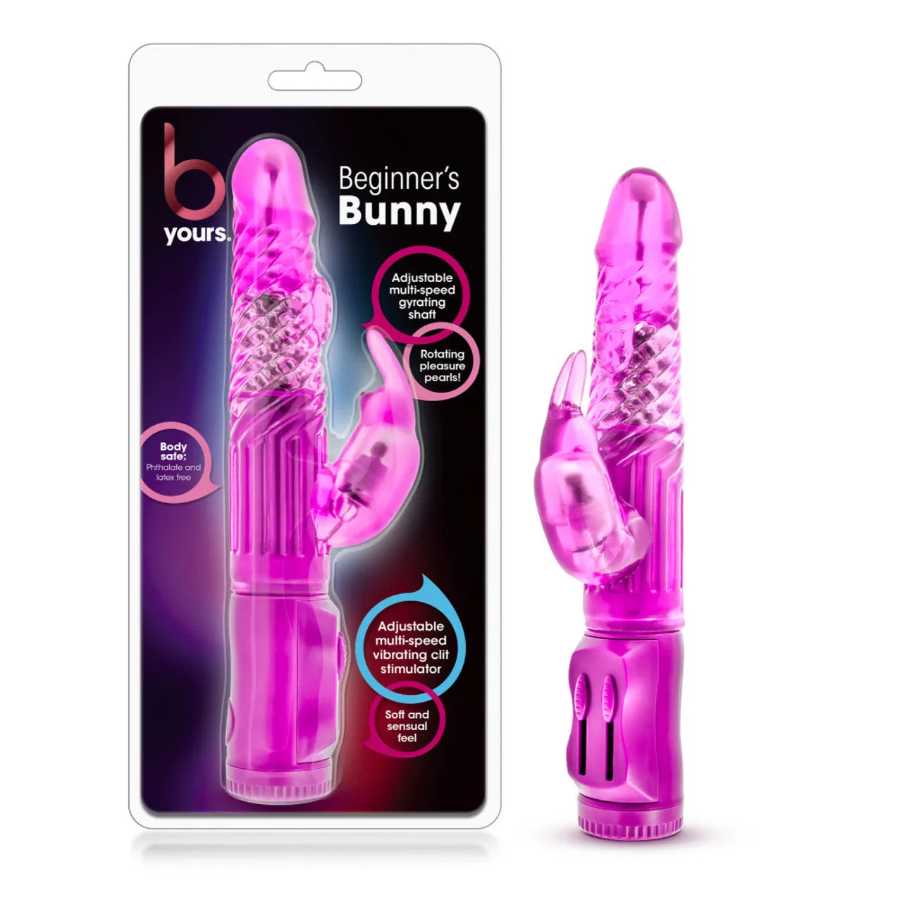 B Yours Beginner's Bunny Rabbit Vibrator - Pink