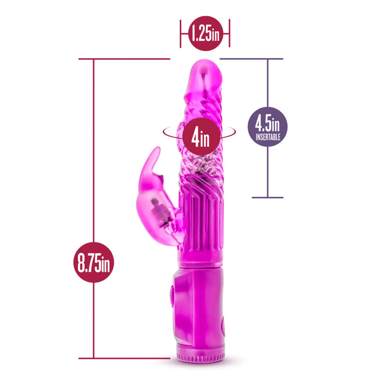 B Yours Beginner's Bunny Rabbit Vibrator - Pink