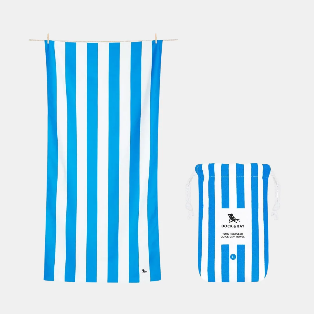 Beach Towel Cabana Collection - LG Bondi Blue