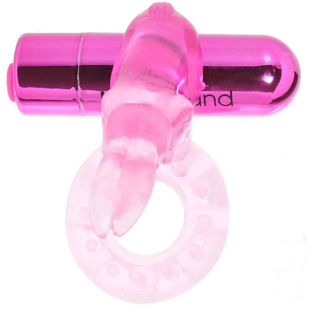 BodyWand Rechargeable Rabbit Ring in Pink