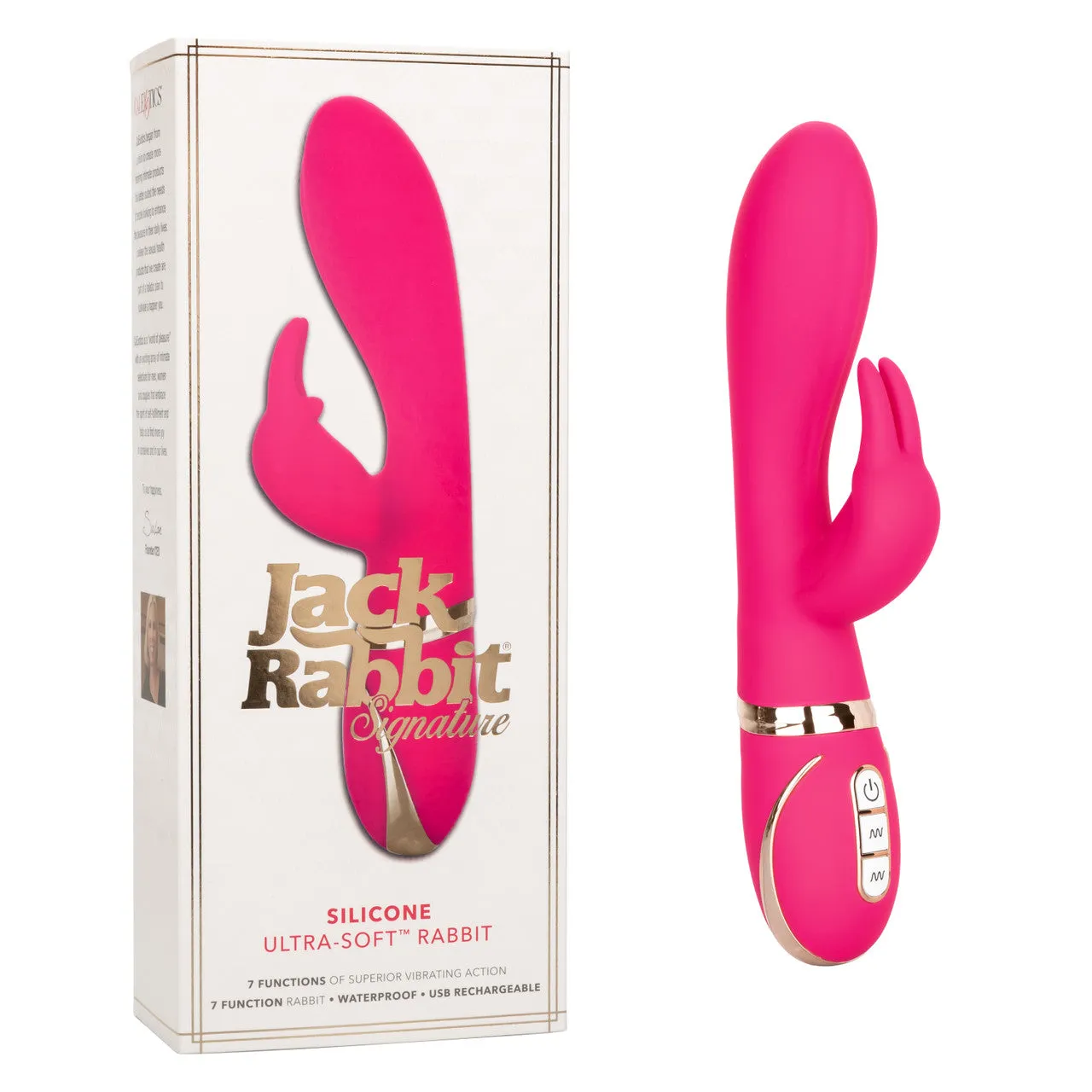 Calexotics Jack Rabbit® Signature Silicone Ultra-Soft™ Rabbit