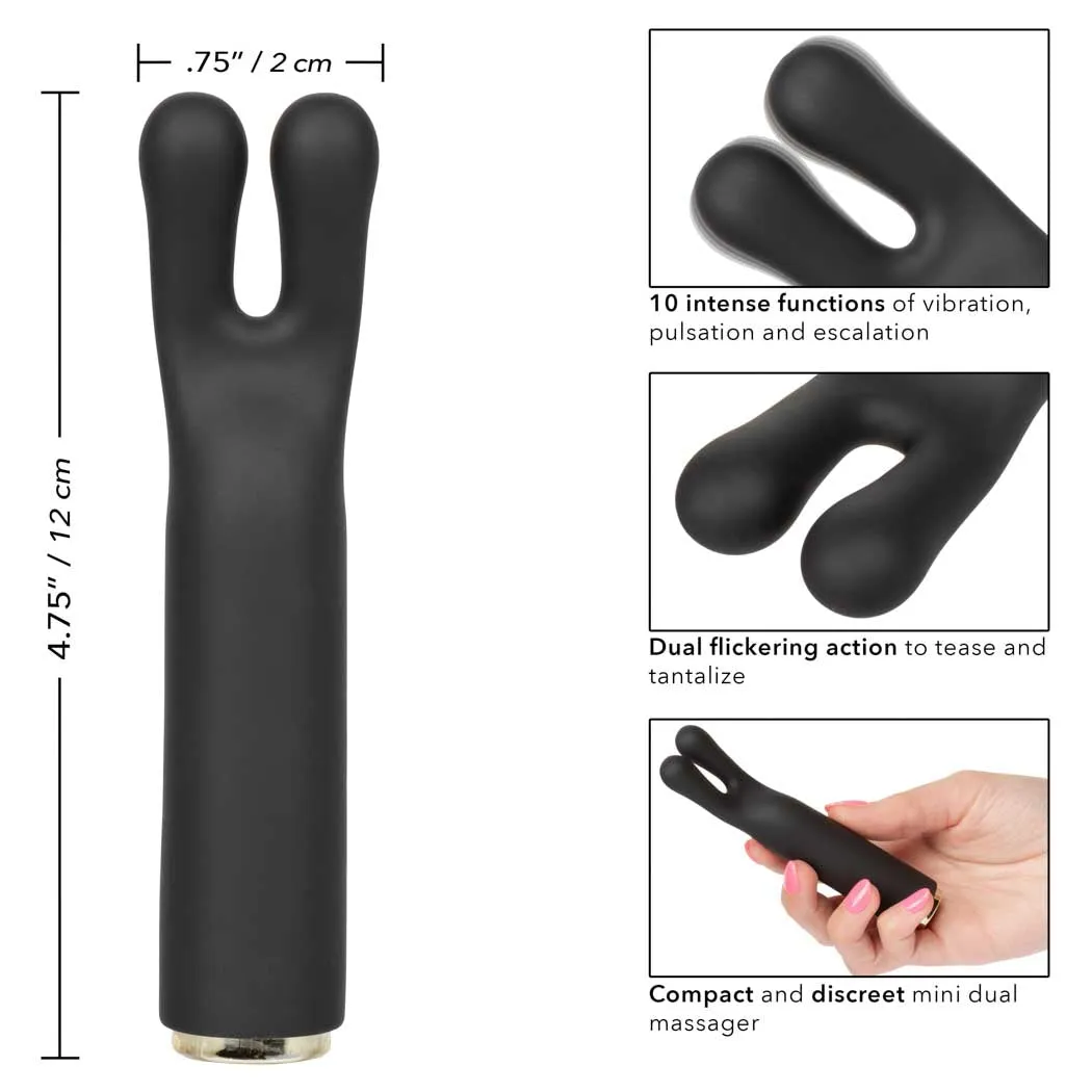 CalExotics Raven Charmer Dual Flickering Mini Massager