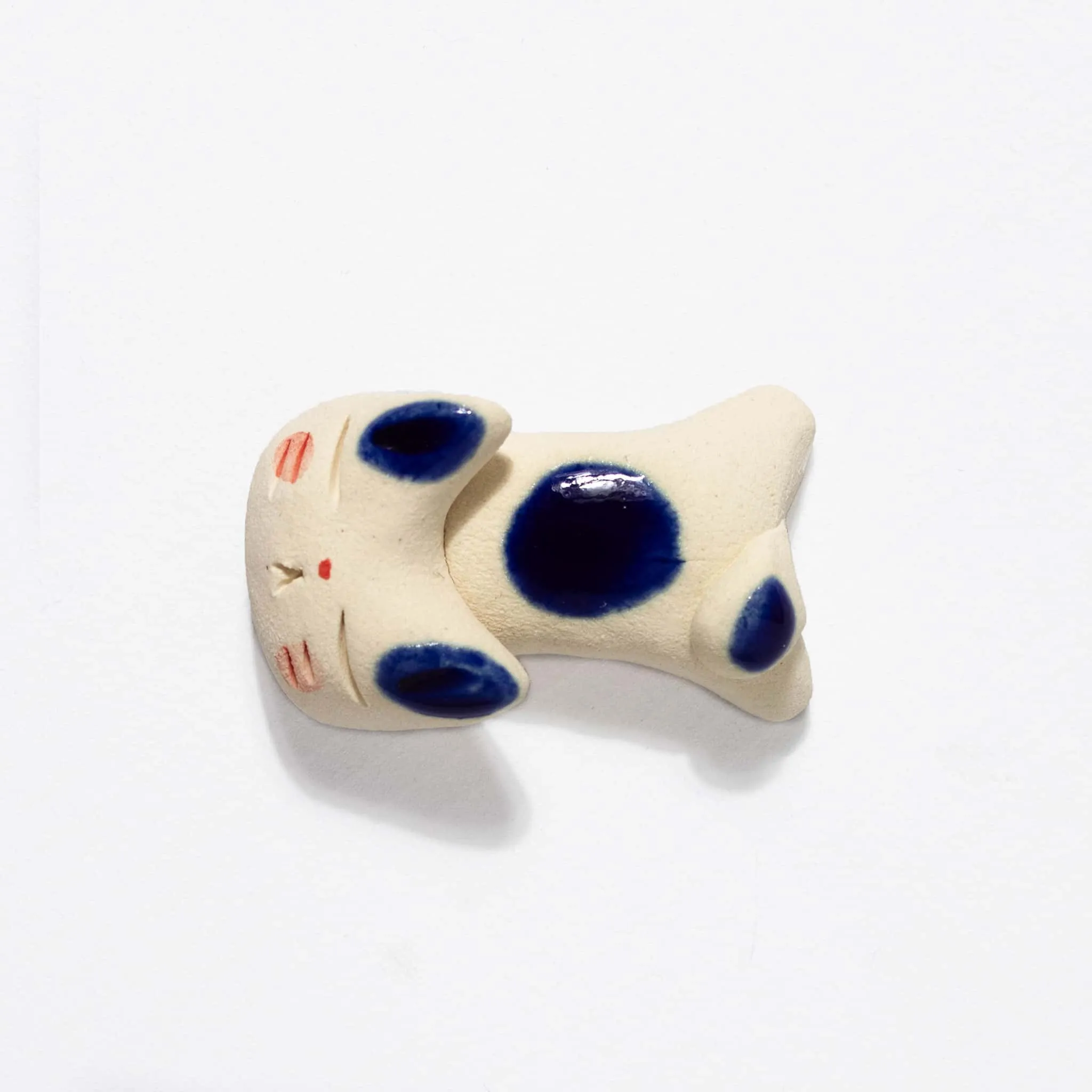 Chopstick Holder - Sleeping Cat Blue