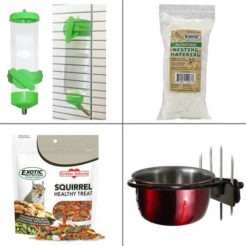 Congo Cage & Starter Pack for Squirrels