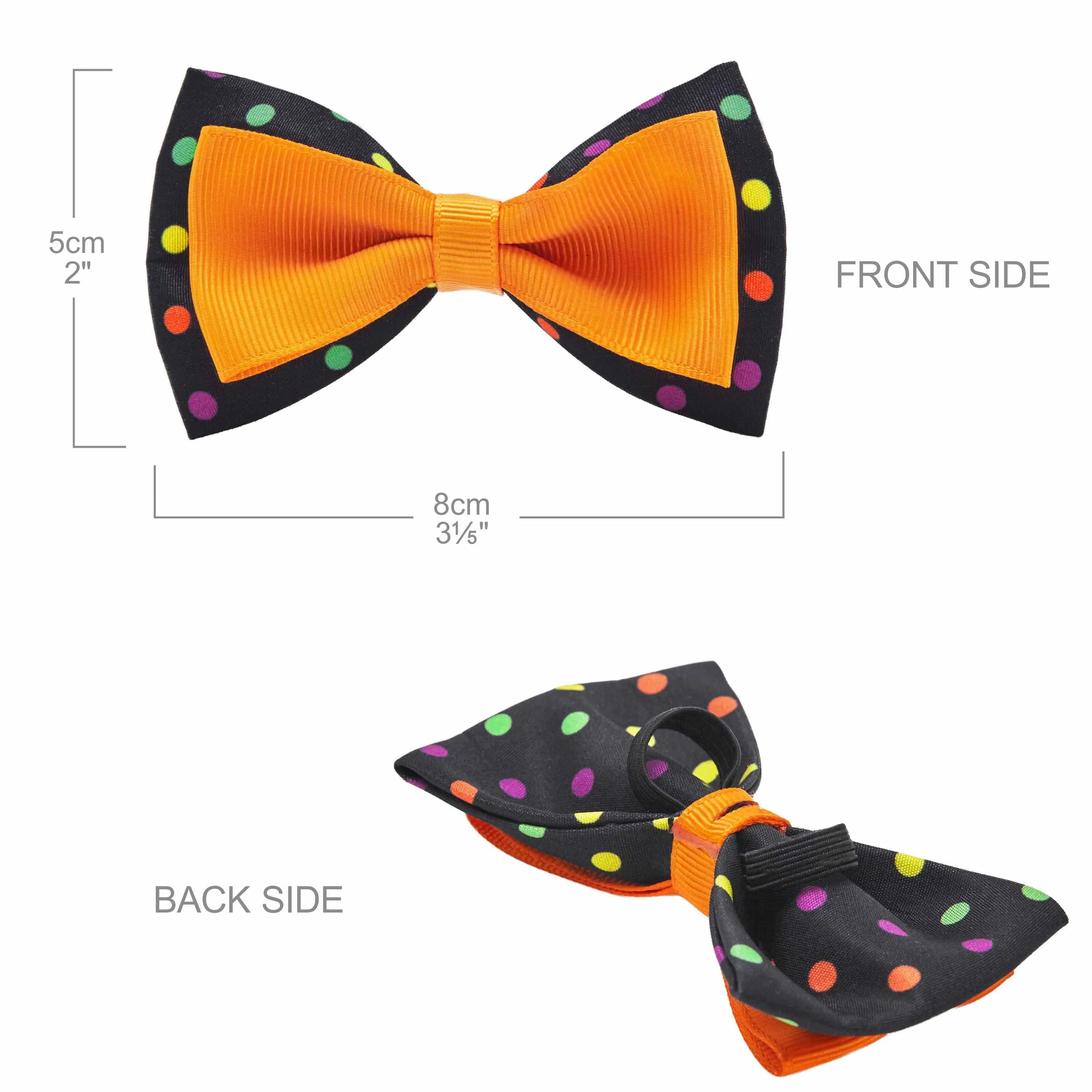 Halloween Polka Dot Dog Collar