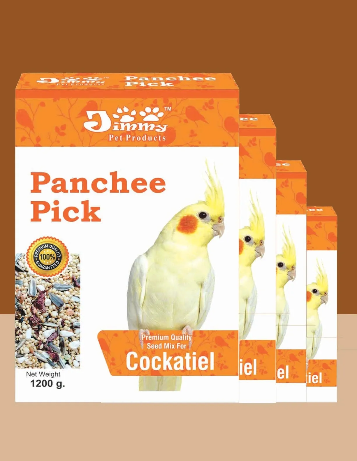 JiMMy Panchee Pick Bird Food for Cockatiel 4.8kg