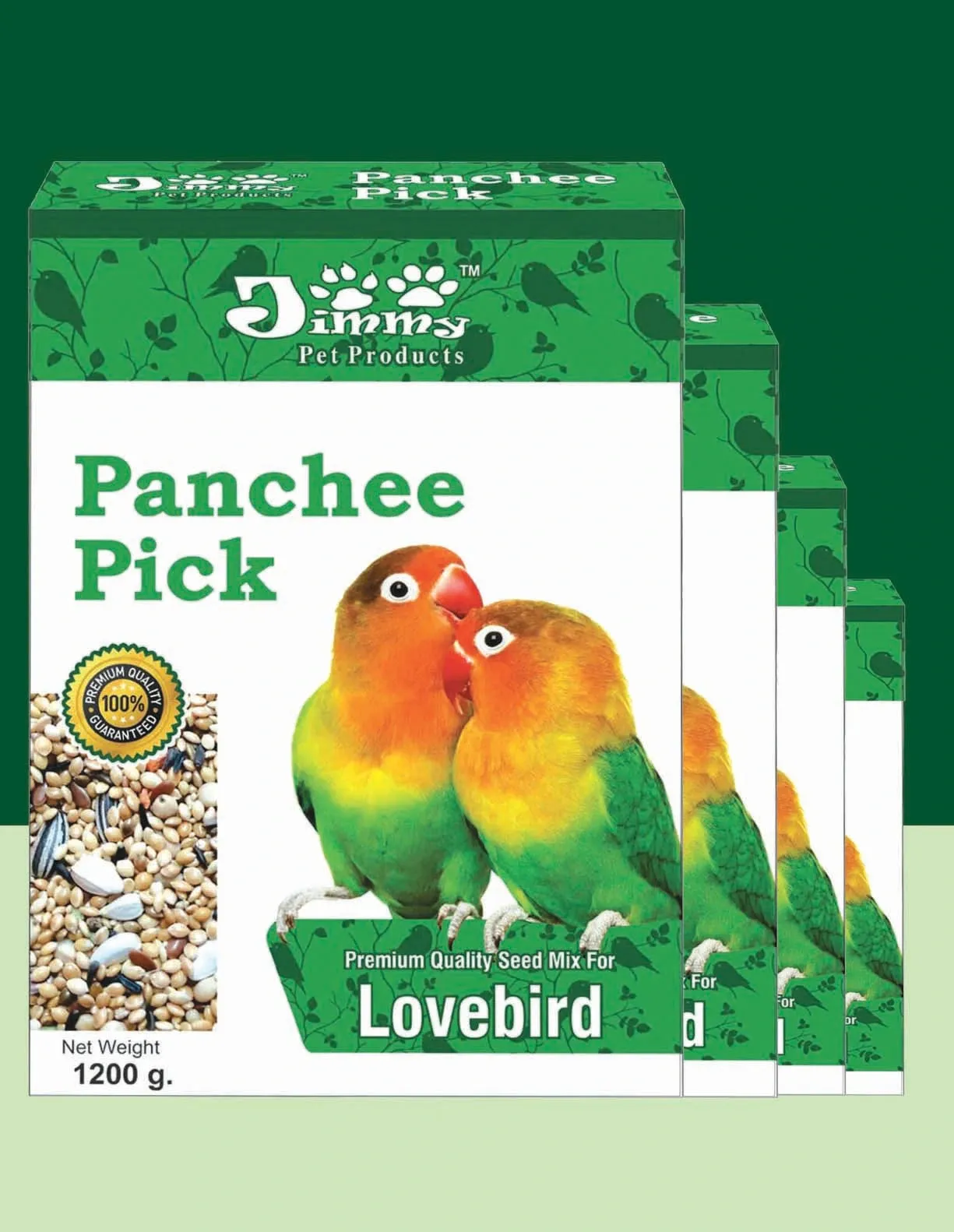 JiMMy Panchee Pick Bird Food for Love Birds Food 4.8kg