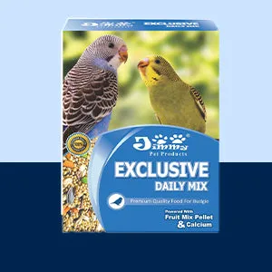 JiMMy Pet Products Budgie Food Exclusive Daily Mix Bird Food for Budgies 450GM