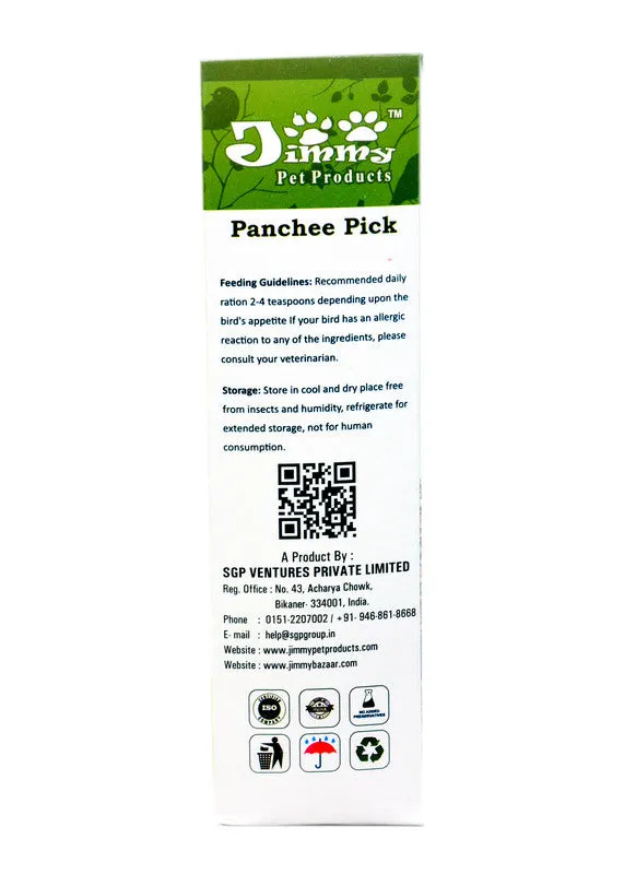 JiMMy Pet Products Panchee Pick Bird Food for Budgies (1200gm)