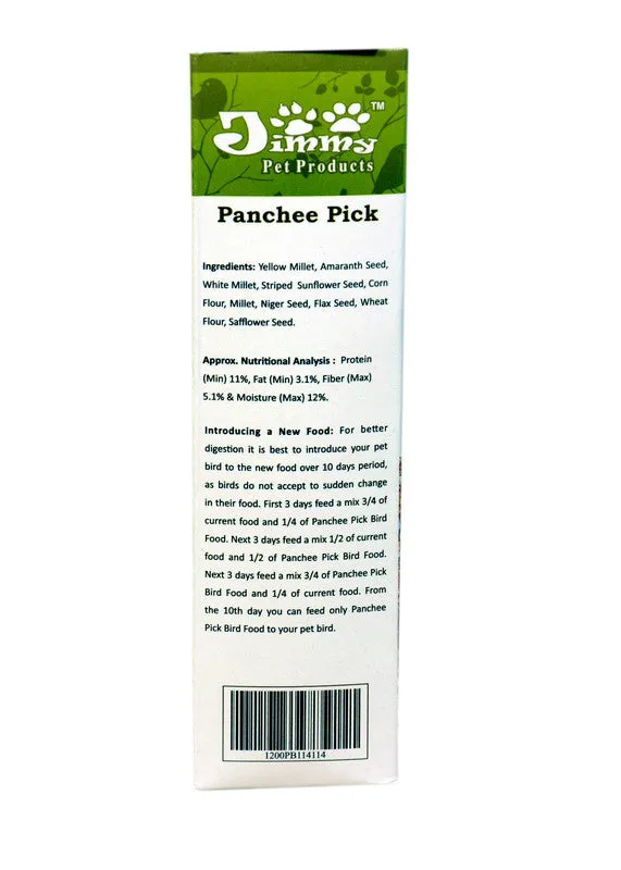 JiMMy Pet Products Panchee Pick Bird Food for Budgies (1200gm)