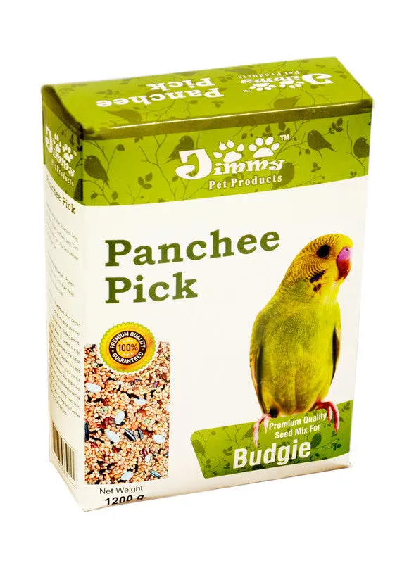 JiMMy Pet Products Panchee Pick Bird Food for Budgies (1200gm)