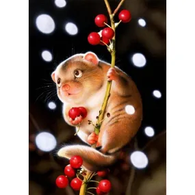 Kit Bead Hamster Cherry - Full Round Diamond - 30x40CM