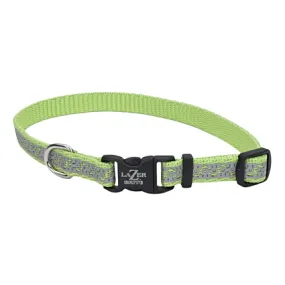 Lazer Brite Reflective Dog Collar - Lime