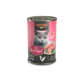 LEONARDO CAT WET FOOD for Adult Cats  400g (pure poultry)