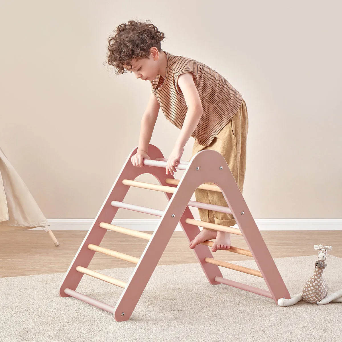 Tidy Pikler Climbing Triangle & Ramp 2 Piece Set